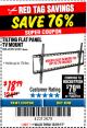 Harbor Freight Coupon ARMSTRONG 37 IN. TO 70 IN. LARGE TILT FLAT PANEL TV MOUNT Lot No. 64356 Expired: 12/31/17 - $18.79