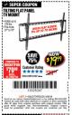 Harbor Freight Coupon ARMSTRONG 37 IN. TO 70 IN. LARGE TILT FLAT PANEL TV MOUNT Lot No. 64356 Expired: 4/30/18 - $19.99