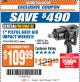 Harbor Freight ITC Coupon 1" PISTOL GRIP AIR IMPACT WRENCH Lot No. 62396/62355 Expired: 12/5/17 - $109.99