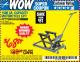 Harbor Freight Coupon 1500 LB. CAPACITY ATV/MOTORCYCLE LIFT Lot No. 2792/69995/60536/61632 Expired: 11/1/15 - $68.84
