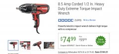 Harbor Freight Coupon 8.5 amp, 2 in 1, 1 9/16" variable speed sds max type rotary hammer Lot No. 69334 Expired: 8/2/20 - $74.99