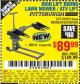 Harbor Freight Coupon PITTSBURGH 300 LB. ATV/LAWN MOWER LIFT Lot No. 61523/60395/62493 Expired: 10/1/15 - $89.99