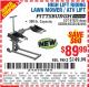 Harbor Freight Coupon PITTSBURGH 300 LB. ATV/LAWN MOWER LIFT Lot No. 61523/60395/62493 Expired: 10/5/15 - $89.99