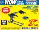 Harbor Freight Coupon PITTSBURGH 300 LB. ATV/LAWN MOWER LIFT Lot No. 61523/60395/62493 Expired: 10/16/15 - $89.99