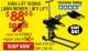 Harbor Freight Coupon PITTSBURGH 300 LB. ATV/LAWN MOWER LIFT Lot No. 61523/60395/62493 Expired: 7/31/15 - $88.66