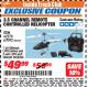 Harbor Freight ITC Coupon 3.5 CHANNEL REMOTE CONTROLLED HELICOPTER Lot No. 62578/67092 Expired: 12/31/17 - $49.99