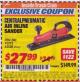 Harbor Freight ITC Coupon AIR INLINE SANDER Lot No. 280/91773/62528 Expired: 5/31/17 - $27.99