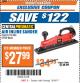Harbor Freight ITC Coupon AIR INLINE SANDER Lot No. 280/91773/62528 Expired: 10/24/17 - $27.99