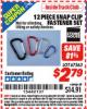 Harbor Freight ITC Coupon 12 PIECE SNAP CLIP FASTENER SET Lot No. 67563 Expired: 4/30/16 - $2.79