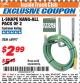 Harbor Freight ITC Coupon 2 PIECE L-SHAPE HANG-ALL Lot No. 38441/68997 Expired: 10/31/17 - $2.99