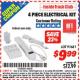 Harbor Freight ITC Coupon 4 PIECE ELECTRICAL KIT Lot No. 91681 Expired: 4/30/16 - $9.99