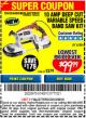 Harbor Freight Coupon BAUER 10 AMP DEEP CUT VARIABLE-SPEED BAND SAW Lot No. 64194/63444 Expired: 6/30/16 - $99.99