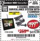 Harbor Freight Coupon WIRELESS SURVEILLANCE SYSTEM 4 CHANNEL WITH 2 CAMERAS Lot No. 62368 Expired: 2/23/18 - $199.99