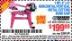 Harbor Freight Coupon 1 HP, HORIZONTAL/VERTICAL METAL CUTTING BAND SAW Lot No. 93762/62377 Expired: 10/24/15 - $199.99