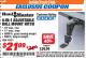 Harbor Freight ITC Coupon 8-IN-1 Adjustable Ball Mount Hitch Lot No. 95991 Expired: 7/31/17 - $21.99