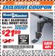 Harbor Freight ITC Coupon 8-IN-1 Adjustable Ball Mount Hitch Lot No. 95991 Expired: 12/31/17 - $21.99