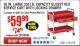 Harbor Freight Coupon 30" SERVICE CART WITH LOCKING DRAWER Lot No. 61161/90428 Expired: 1/31/18 - $59.99
