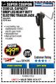 Harbor Freight Coupon 3500 LB DROP LEG HEAVY DUTY ELECTRIC TRAILER JACK Lot No. 69899/60708 Expired: 8/31/17 - $99.99