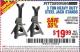 Harbor Freight Coupon 3 TON HEAVY DUTY STEEL JACK STANDS Lot No. 61196/62392/38846/69597 Expired: 9/12/15 - $19.99