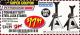 Harbor Freight Coupon 3 TON HEAVY DUTY STEEL JACK STANDS Lot No. 61196/62392/38846/69597 Expired: 5/31/17 - $17.99
