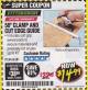 Harbor Freight Coupon 50" CLAMP AND CUT EDGE GUIDE Lot No. 66581 Expired: 4/30/18 - $14.99