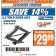 Harbor Freight ITC Coupon HAUL-MASTER 2.5 TON TRAILER/RV SCISSOR STABILIZER Lot No. 96406 Expired: 5/1/18 - $29.99