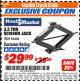 Harbor Freight ITC Coupon HAUL-MASTER 2.5 TON TRAILER/RV SCISSOR STABILIZER Lot No. 96406 Expired: 2/28/18 - $29.99