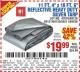 Harbor Freight Coupon HFT 11 FT. 4 IN. X 19 FT. 6 IN. HEAVY DUTY REFLECTIVE ALL-PURPOSE WEATHER-RESISTANT 9 MIL TARP Lot No. 47676 Expired: 7/2/15 - $19.99