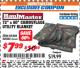 Harbor Freight ITC Coupon 72" x 80" CAMOUFLAGE UTILITY BLANKET Lot No. 69508, 66044 Expired: 9/30/17 - $7.99