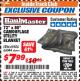Harbor Freight ITC Coupon 72" x 80" CAMOUFLAGE UTILITY BLANKET Lot No. 69508, 66044 Expired: 3/31/18 - $7.99