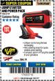 Harbor Freight Coupon LITHIUM ION JUMP STARTER AND POWER PACK Lot No. 62749/64412/56797/56798 Expired: 7/31/17 - $69.99