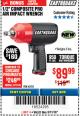 Harbor Freight Coupon EARTHQUAKE 1/2" COMPOSITE PRO IMPACT WRENCH Lot No. 62835 Expired: 3/11/18 - $89.99