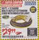 Harbor Freight Coupon 12 GAUGE X 50FT MULTI-OUTLET EXTENSION CORD WITH INDICATOR LIGHT Lot No. 96709/62903/61953/62904 Expired: 1/31/18 - $29.99