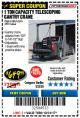 Harbor Freight Coupon PITTSBURGH AUTOMOTIVE 1 TON CAPACITY TELESCOPING GANTRY CRANE Lot No. 62510/41188/69513 Expired: 10/31/17 - $649.99