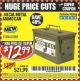 Harbor Freight Coupon .50 CAL METAL AMMO CAN Lot No. 63750/56810/63181 Expired: 3/31/17 - $12.99