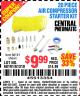 Harbor Freight Coupon 20 PIECE AIR COMPRESSOR STARTER KIT Lot No. 62688/57051/64599 Expired: 4/18/15 - $9.99