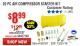 Harbor Freight Coupon 20 PIECE AIR COMPRESSOR STARTER KIT Lot No. 62688/57051/64599 Expired: 12/31/16 - $8.99