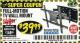 Harbor Freight Coupon FULL MOTION TV WALL MOUNT  Lot No. 64037/63155 Expired: 2/28/18 - $39.99