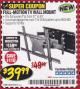 Harbor Freight Coupon FULL MOTION TV WALL MOUNT  Lot No. 64037/63155 Expired: 3/31/18 - $39.99