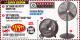 Harbor Freight Coupon 30" HIGH VELOCITY PEDESTAL SHOP FAN Lot No. 61845/47755 Expired: 5/31/17 - $119.99