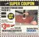 Harbor Freight Coupon STOREHOUSE REUSABLE VACUUM STORAGE BAGS, 3- PACK Lot No. 61242 Expired: 11/30/16 - $3.99