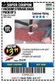 Harbor Freight Coupon STOREHOUSE REUSABLE VACUUM STORAGE BAGS, 3- PACK Lot No. 61242 Expired: 8/31/17 - $3.99
