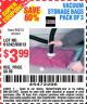 Harbor Freight Coupon VACUUM STORAGE BAGS PACK OF 3 Lot No. 61242/95613 Expired: 4/18/15 - $3.99