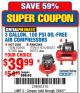 Harbor Freight Coupon 3 GALLON, 100 PSI OILLESS AIR COMPRESSORS Lot No. 69269/97080/60637/61615/95275 Expired: 7/24/17 - $39.99