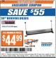 Harbor Freight ITC Coupon CENTRAL MACHINERY 30 IN. MOUNTABLE BENDING BRAKE Lot No. 67240/61791 Expired: 4/4/17 - $44.99