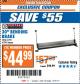 Harbor Freight ITC Coupon CENTRAL MACHINERY 30 IN. MOUNTABLE BENDING BRAKE Lot No. 67240/61791 Expired: 9/19/17 - $44.99