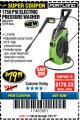 Harbor Freight Coupon 1750 PSI ELECTRIC PRESSURE WASHER Lot No. 63254/63255 Expired: 7/31/17 - $79.99