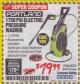 Harbor Freight Coupon 1750 PSI ELECTRIC PRESSURE WASHER Lot No. 63254/63255 Expired: 1/31/18 - $79.99