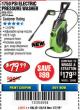 Harbor Freight Coupon 1750 PSI ELECTRIC PRESSURE WASHER Lot No. 63254/63255 Expired: 1/7/18 - $79.99