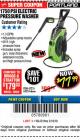 Harbor Freight Coupon 1750 PSI ELECTRIC PRESSURE WASHER Lot No. 63254/63255 Expired: 3/18/18 - $77.99